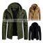 Winter Men Coat Cotton Padded Hooded Down Coat Casual Jacket Loose Outwear
