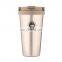 18/8 Stainless Steel Double Wall Vacuum Insulated Coffee Cup Lid Stainless Steel with Custom Logo