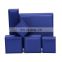 Wholesale Luxury Custom Logo Royal Blue Pu Leather  Necklace Pendant Box