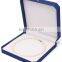 Custom Elegcnt  Octagonal Shape Blue Color  Pu Leather Bangle Box
