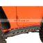 Tube round hole rock slider side bar for jeep wrangler JL with 2 door