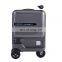 Air Wheel Series- SE3Mini Business Lock Universal Wheel Electrical Luggage Hardside Suitcase With Front Pocket And USB Charger