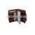 Crazy horse cow bifold leather wallet vintage style multicards holder wallets for men and women RFID