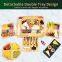 Large Bamboo Cheese Cutting Plates Board Set And Knife Set With Hidden Slide Drawers Wood Charcuterie Platter Board