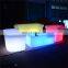 Decorative modern rechargeable battery led light up illuminated lounge bar furniture single sofa