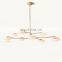Modern LED Glass Ceiling Lamp Tree Style Home Lighting for Luxury Living Room and Home Office Luxury Pendant Lamp Decoration