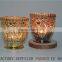 online diamond glass holder printed glass candle yufeng glass crafts home deco                        
                                                Quality Choice