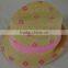 beige girl's fashion fedora paper cloth hat