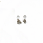 18MM rolled nickel color embossed disc-shaped magnetic button