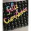 Background Wall Aluminum Foil Balloon Five Row Square Curtain Birthday Party Decoration Balloon Wall