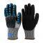 Snellsafety 13 Gauge HPPE  Nitrite Sandy Cut Resistant Abrasion With TPR Impact Safety Glove