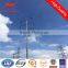 11kv low voltage galvanized steel electrical power poles