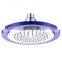 Glass LED Bathrom Round Shower Head Holder