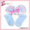 2014 Hot selling in europe baby products factory direct wholesale baby socks with ribbon (WT-0016)
