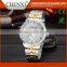 New Arrival Water Resistant Day/Date Fashion Gold Plated Quartz Watch