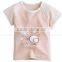 100% Cotton Nature Color striped baby shirt, toddler tshirt with snap