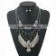 Vintage Ethnic Alloy Eagle Pendant New Long Chain Bead Necklace For Women