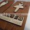 WC for hanging wood frame bulletin board
