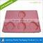 China suppliers luxury flocking cosmetic packaging disposable cosmetic tray