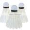 12Pcs Durable Duck Feahter Shuttlecock Badminton For Training