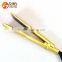 Hot selling led display titanium yellow hair straightener ultrssonic private label flat iron power cord