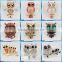 Wholesale fashion jewelry retro rhinestone owl brooch jewelry B0040