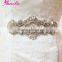 Crystal and Rhinestone Beaded Bridal Dress Belt and Sashes Wedding