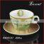 wholesale factory price unique shape coffee cup and saucer