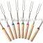 Camping Fork Stainless Steel Roasting Sticks Tool Set