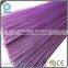 Different purple PET plastic broom fiber in level or crimp