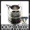 Hot new products for 2016 Portable Lightweight Stainless steel Picnic BBQ Camping Wood Burning Stove with Alcohol plate