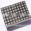 mini size 8x8 white led dot matrix display for elevator