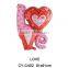 2016 Wholesale XO Pattern Shape Foil Balloon Love Occasion Party