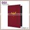 6 pages cafe style menu covers / eco-friendly menu holder at low price