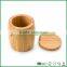 kitchen design wooden garlic keepers, hot sale bamboo wooden jars
