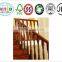 carved red oak wood staircase pillars