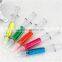 Wholesale Novelty Syringe Shape Plastic Ball Pen, Multicolor Plastic Syringe Shape Pens
