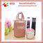 Portable canvas lunch cooler bag