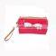 PU Cosmetic Bag Bowknot Pattern Waterproof Makeup Brush Bag