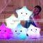 Wholesale led light color changing pillow, plush toys