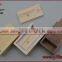 Fabric Linen Wooden USB Flash Drive Gift Box Wedding Packaging USB Box