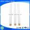 Factory supply 2400 2500 wifi direct antenna indoor 2dBi white 2.4g wifi rubber antenna