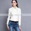 2015 Spring And Autumn Fashion Short Locomotive Leather Collar Jacket for Women
