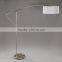 Marble base and stain nickel iron floor lamps/light for decorative
