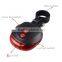 Rear light fun bike lights with 5 red led + 2 laser light
