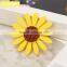 2016 New Lovely Sunflower Hair Accessories Yellow Sunflower Elastic Hair Bands & Brooch Hair Clips For Women & Girl Accessories