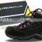 Nubuck cow leather high-cut rubber outsole safety shoes