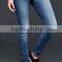 2016 Ladies latest design cotton spandex jeans pant