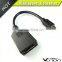 Mini DisplayPort male to DisplayPort Female Adapter in Black - 4K Resolution Ready