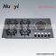 Built-in multiple cooktop with 4burners